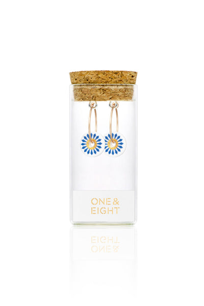 White Riley Earrings