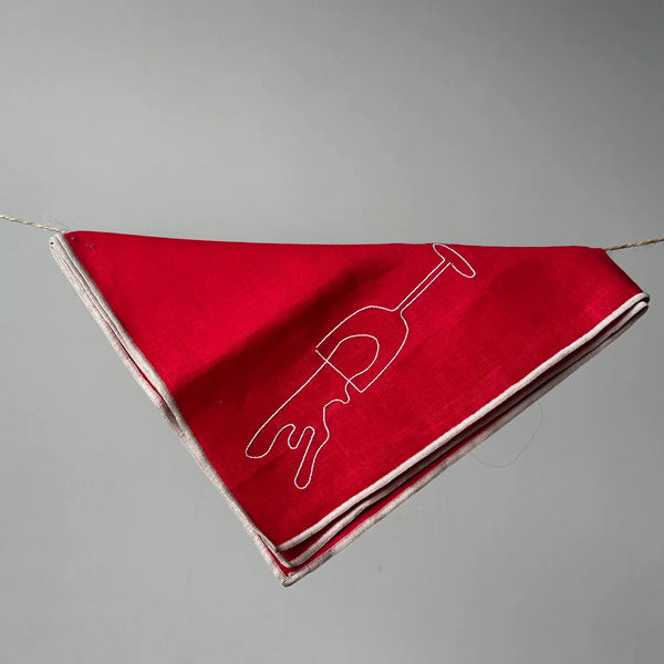 Wine Linen Blend Napkins