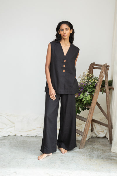 Beaumont Organic Zoya-May Linen Trousers