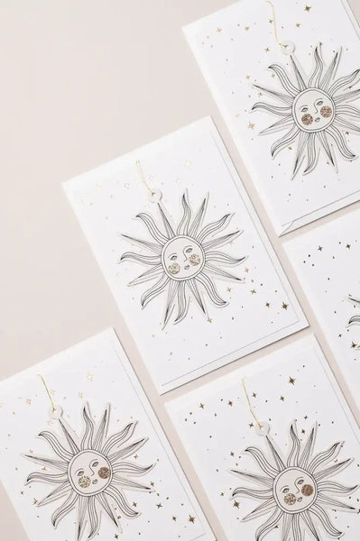 Sunface Papercut Decoration with Postcard and Envelope