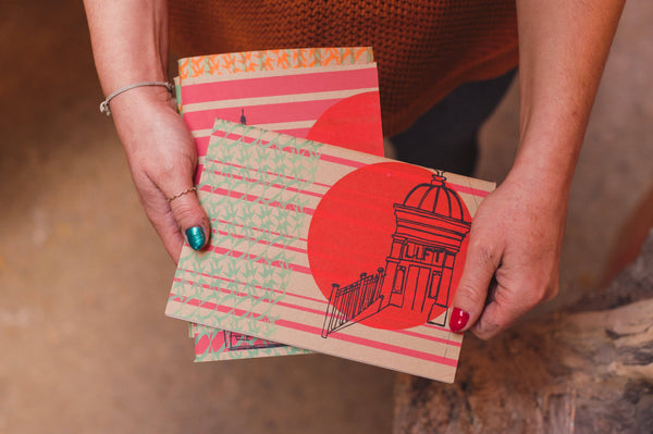 Margate Handprinted A5 Notebook