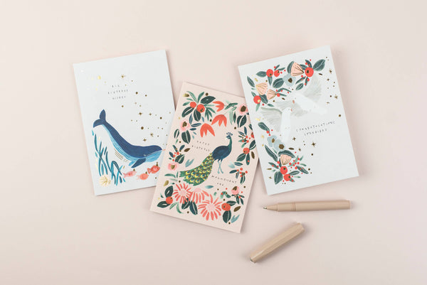 Congratulations Lovebirds Greeting Card