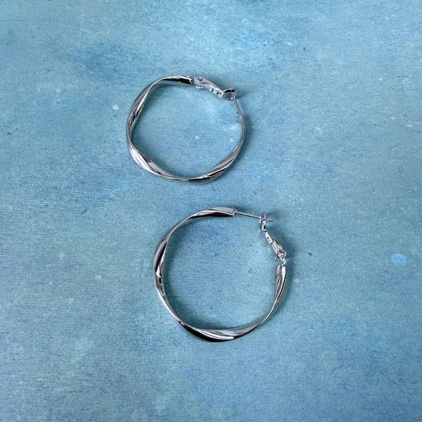 Twisty Hoops - Various Colours