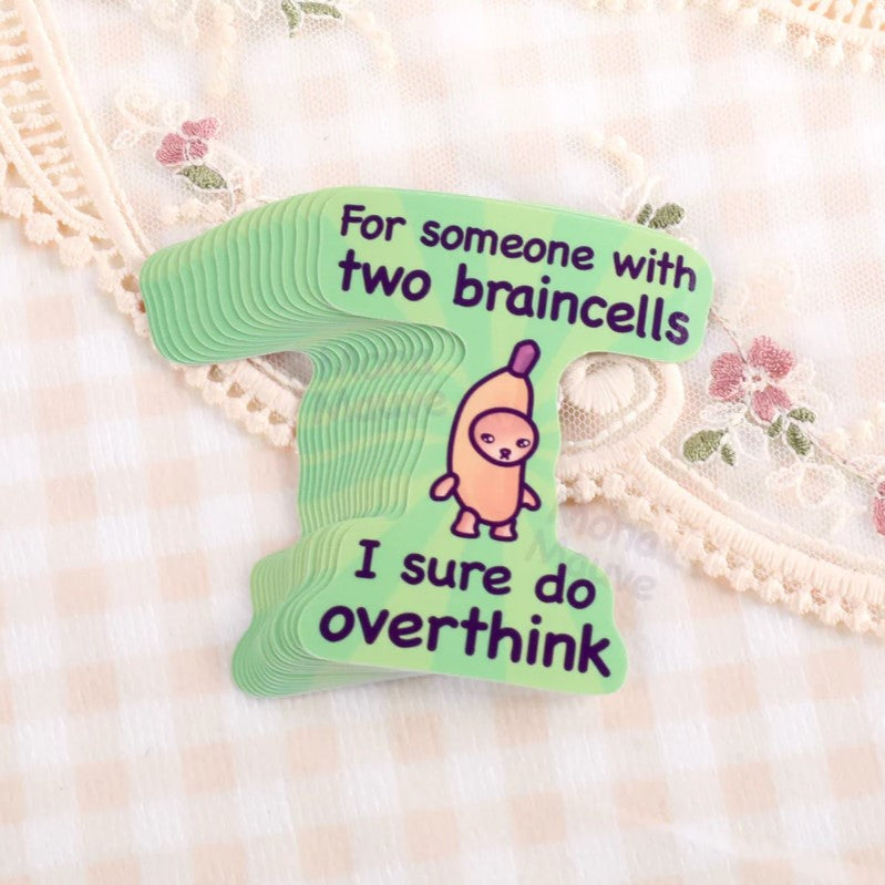 Two Braincells Cat Sticker