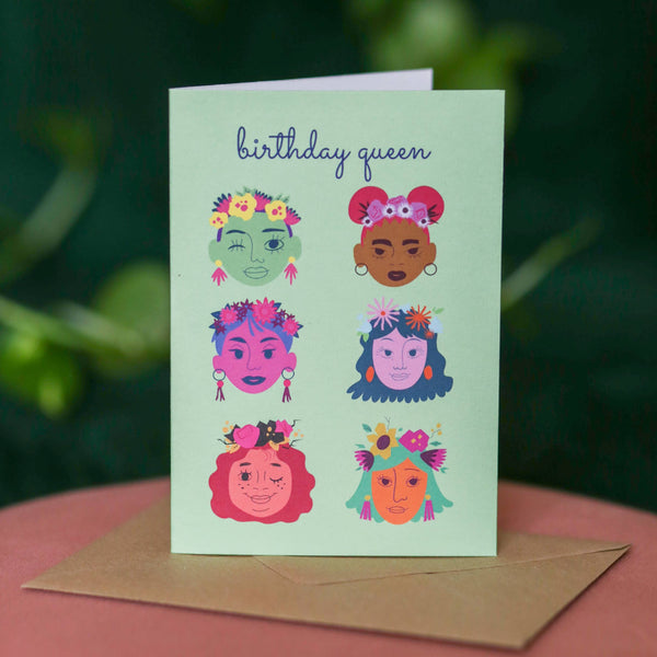 Birthday Queen Card