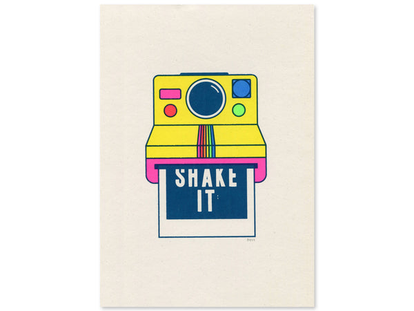 Shake It A4 Screen Print