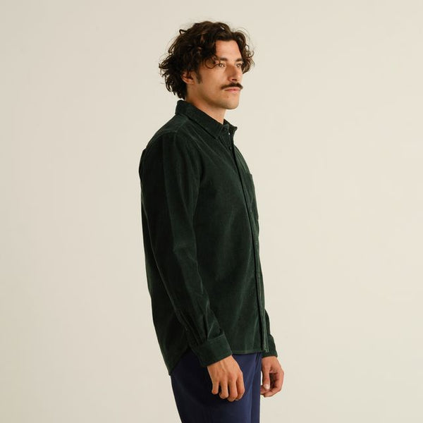 Dark Green Corduroy Varberg Shirt