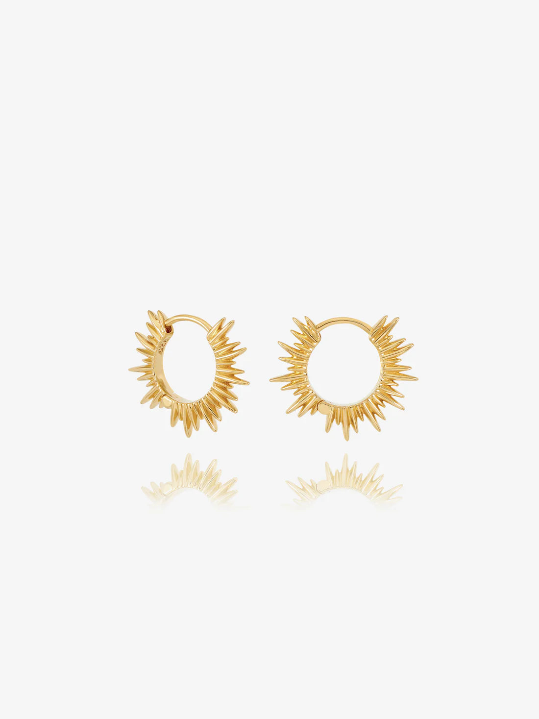 Electric Goddess Gold Mini Huggie Hoop Earrings
