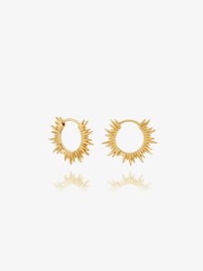Electric Goddess Gold Mini Huggie Hoop Earrings
