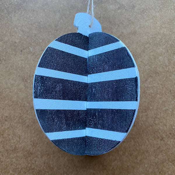 Painted Wooden Baubles