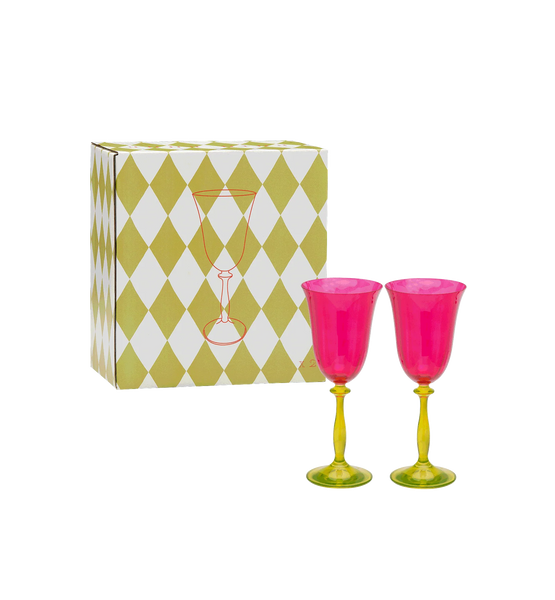 Gardenia Wine Glass Set of 2