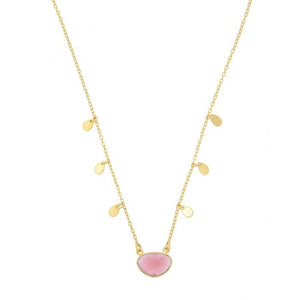 Pink Jade Summer Necklace