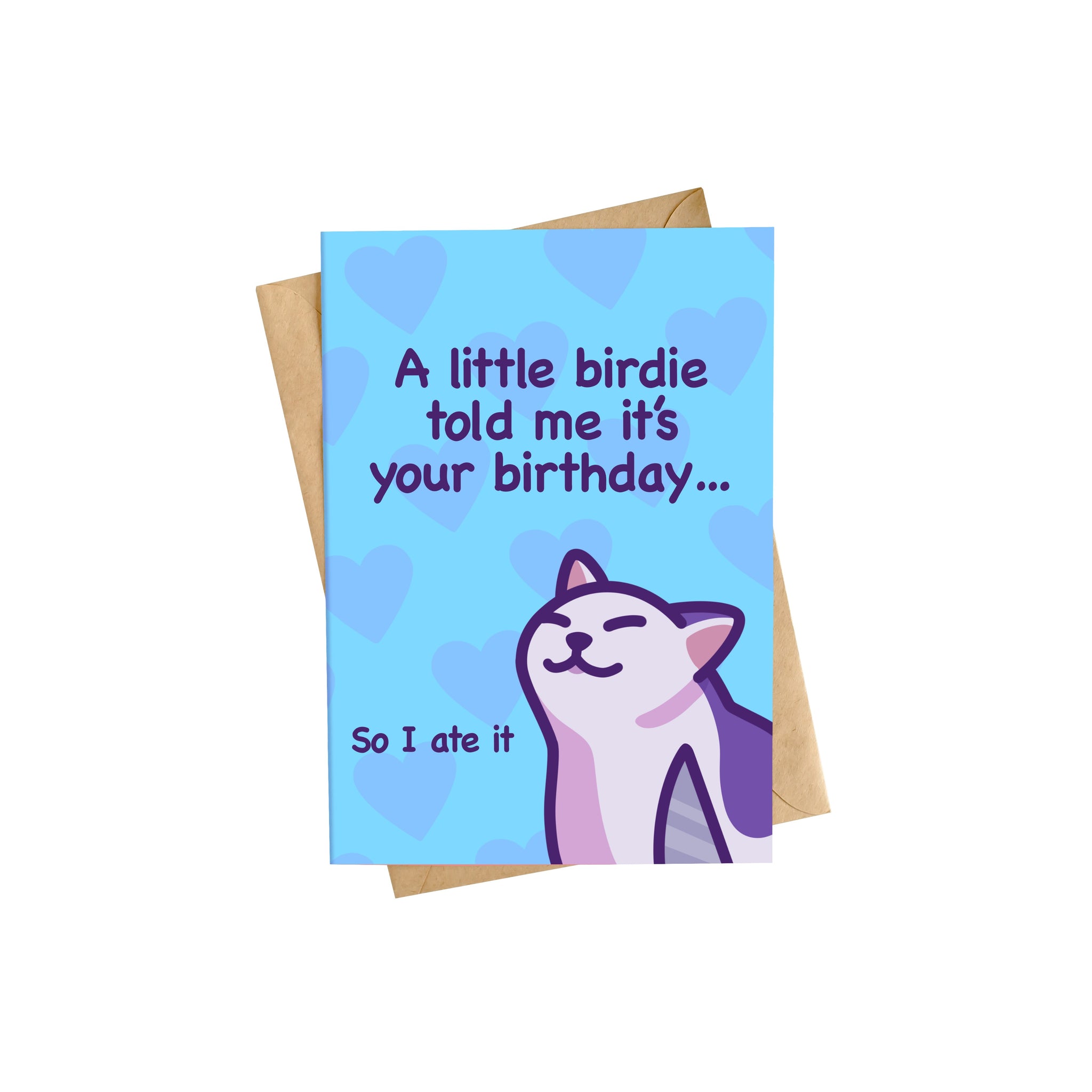 A Little Birdie Birthday Card