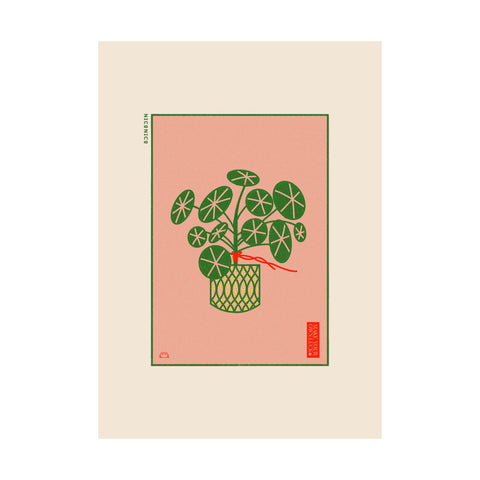 Niconico Lucky Penny Plant A4 print