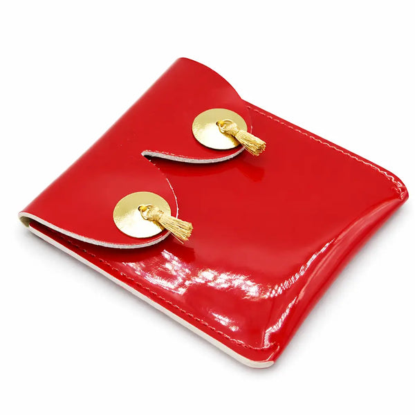 Patent Red Boobies Pouch