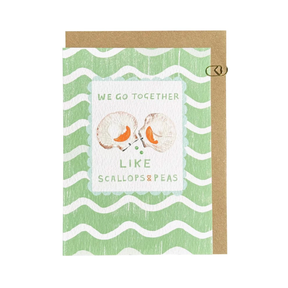 Love Scallops and Peas