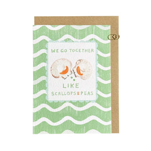 Love Scallops and Peas