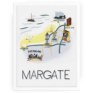 Margate Map Print