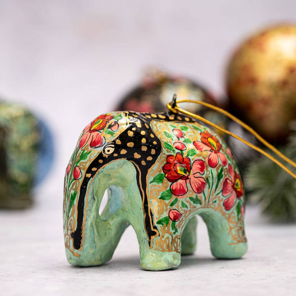 Indian Green Hanging Elephant