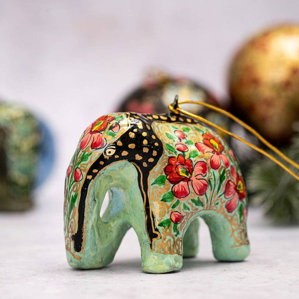 Indian Green Hanging Elephant