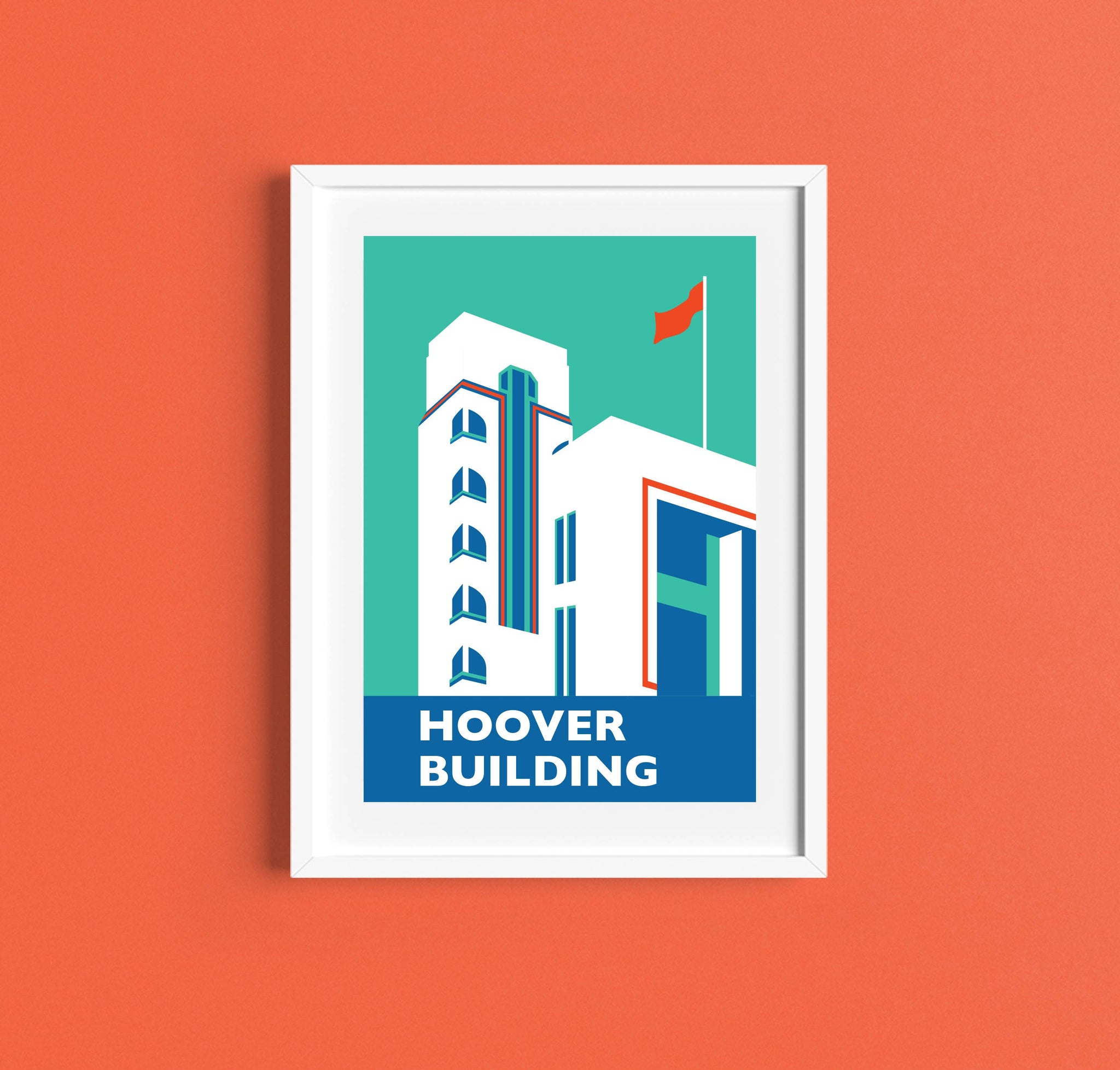 Hoover Building A4 Print