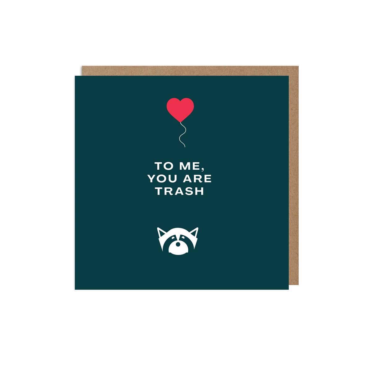 Raccoon Love Card