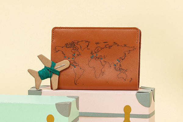 Stitch Where You've Been Passport Cover