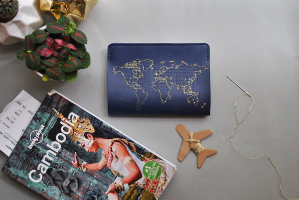 Stitch Where You've Been Passport Cover