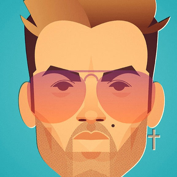 Stanley Chow print of George Michael