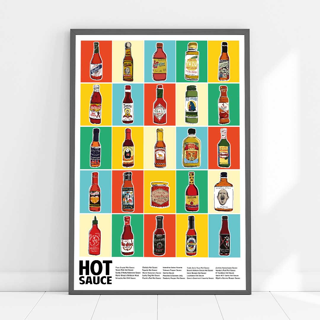 Hot Sauce A3 Print