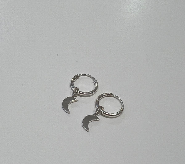 Mini Moon Drop Earrings