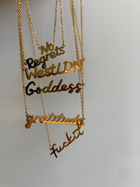 Fuckit Chain Necklace