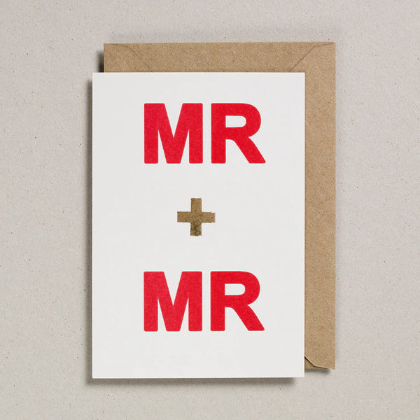 Mr & Mr Wedding Card