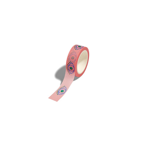 Nazar Eye in Pink Washi Tape