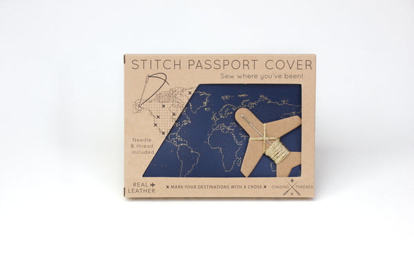 Stitch Where You've Been Passport Cover