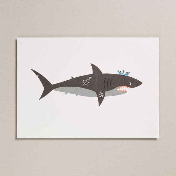 Shark A4 Print