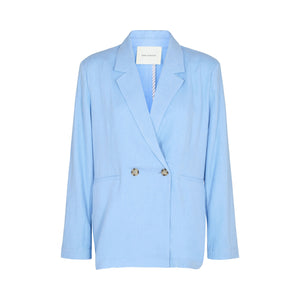 Sofie Schnoor Blue Linen Blazer