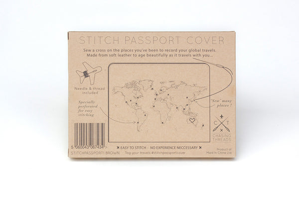 Stitch Where You've Been Passport Cover