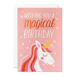 Unicorn Birthday Card