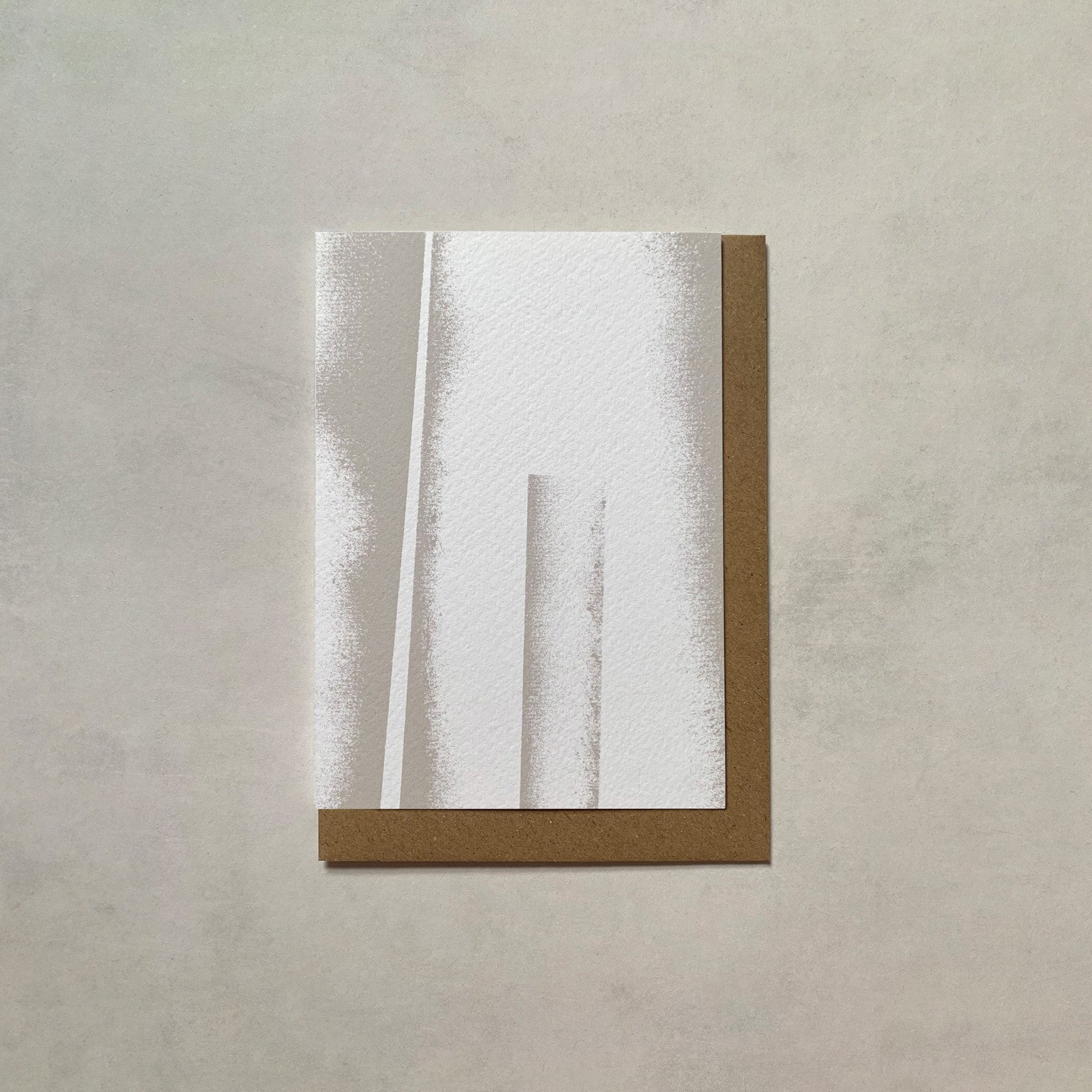 Brutalism White Card