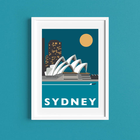 Sydney A4 Unframed Print