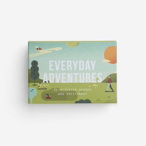 The Everyday Adventures card prompt box from The School of Life. 