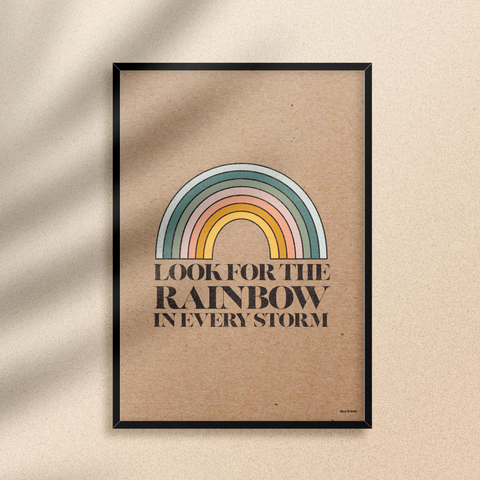 Look for the Rainbow A3 Print