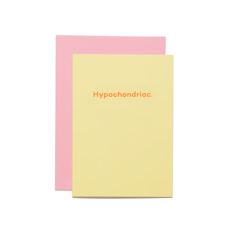 Hypochondriac Card